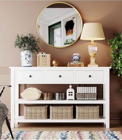 Διακόσμηση μπουφέ στο σαλόνι