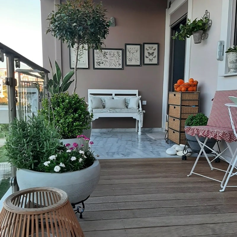 Διακόσμηση βεράντας
