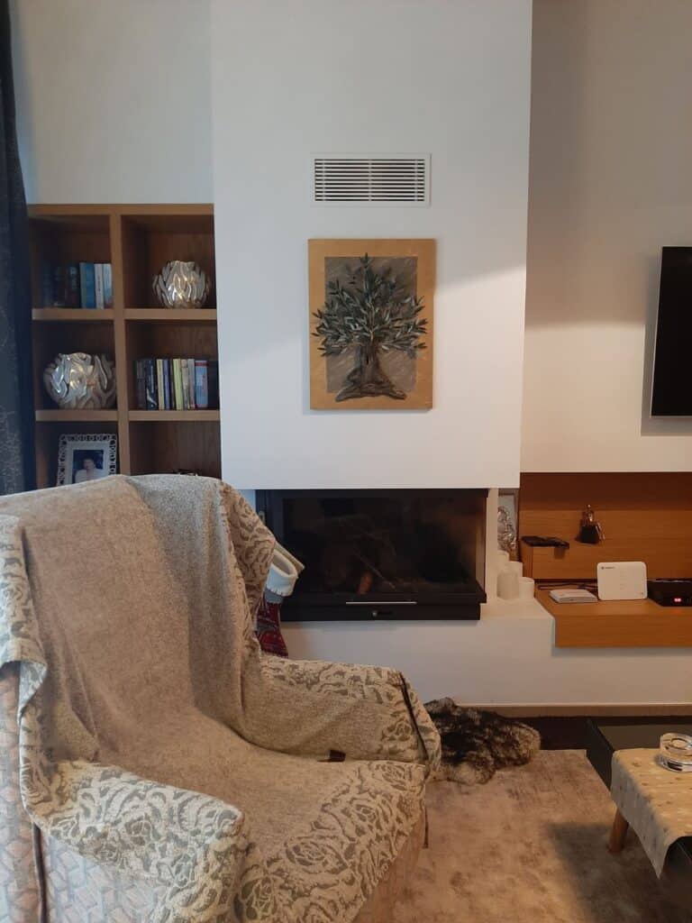 Διακόσμηση εσωτερικού χώρου σαλόνι & κουζίνα