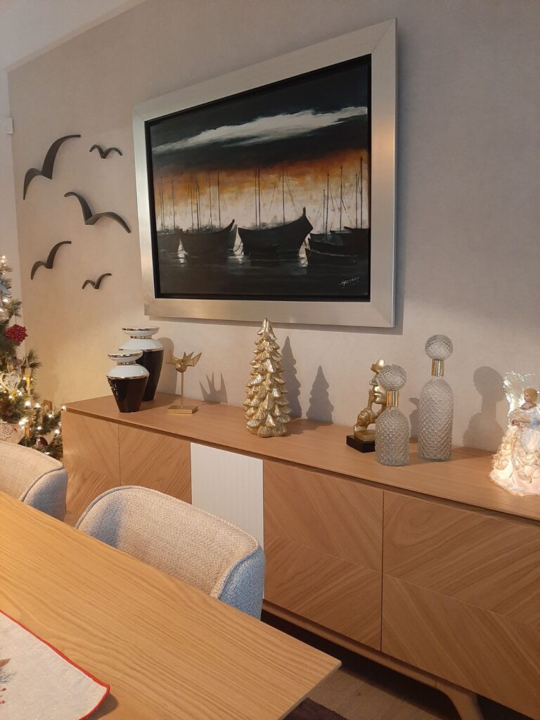 Διακόσμηση εσωτερικού χώρου σαλόνι & κουζίνα