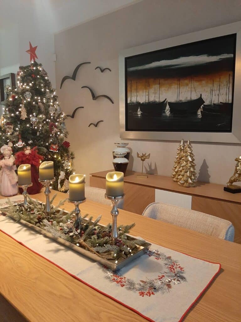 Διακόσμηση εσωτερικού χώρου σαλόνι & κουζίνα