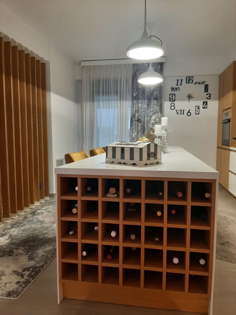 Διακόσμηση εσωτερικού χώρου σαλόνι & κουζίνα