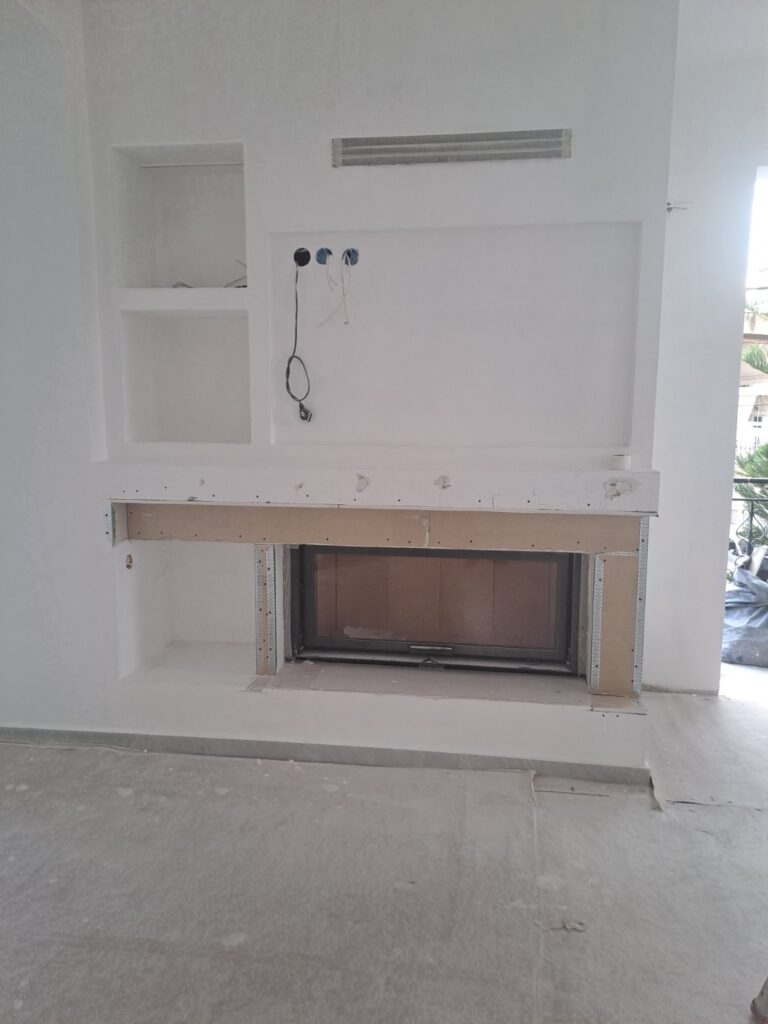 Τζάκι ενεργειακό στο σαλόνι