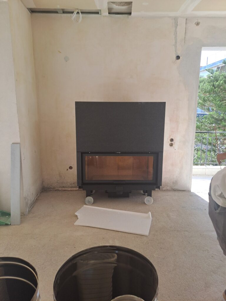 Τζάκι ενεργειακό στο σαλόνι