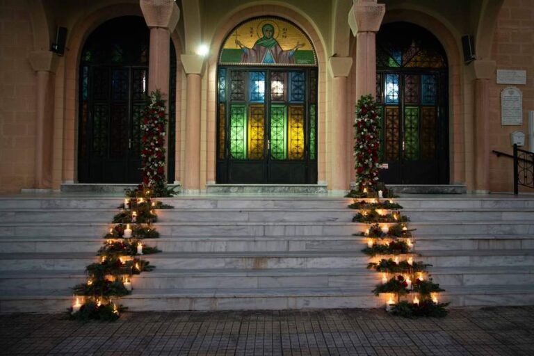 Στολισμός εκκλησίας Χαλκίδα