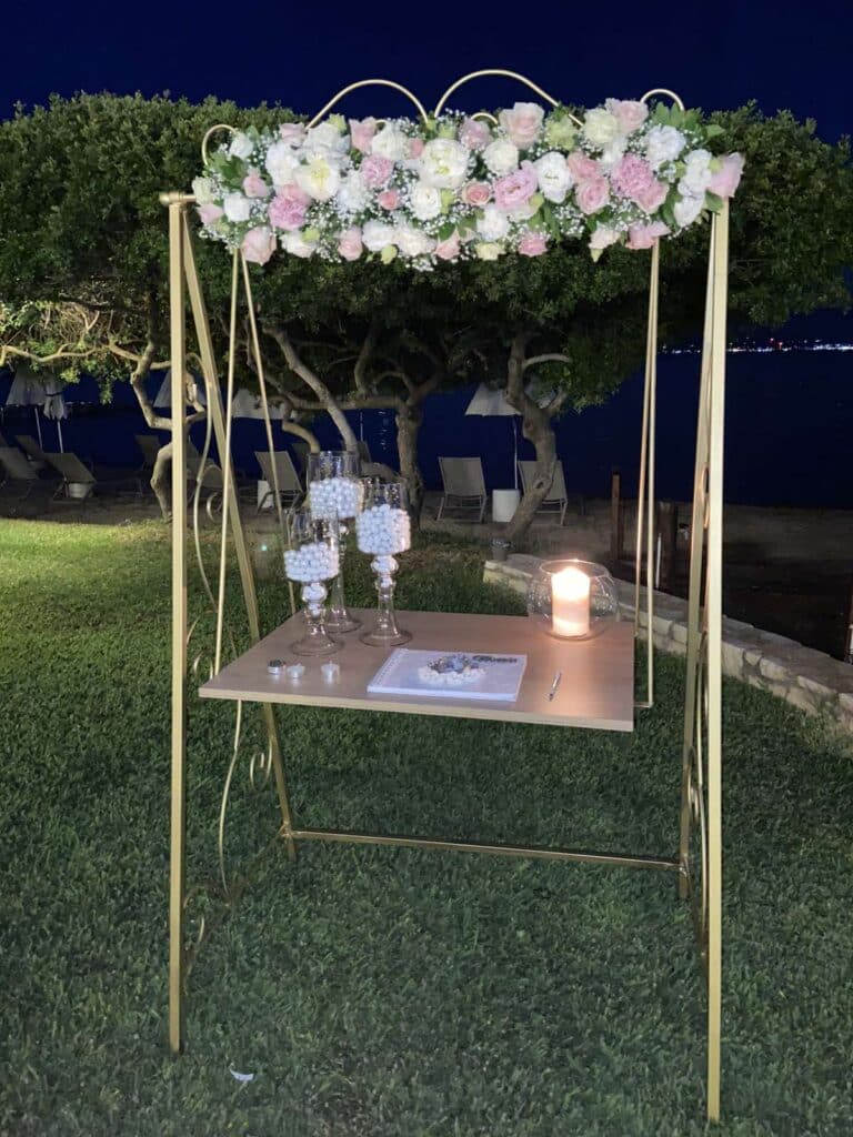 στολισμός γάμου Βασιλικό Negroponte