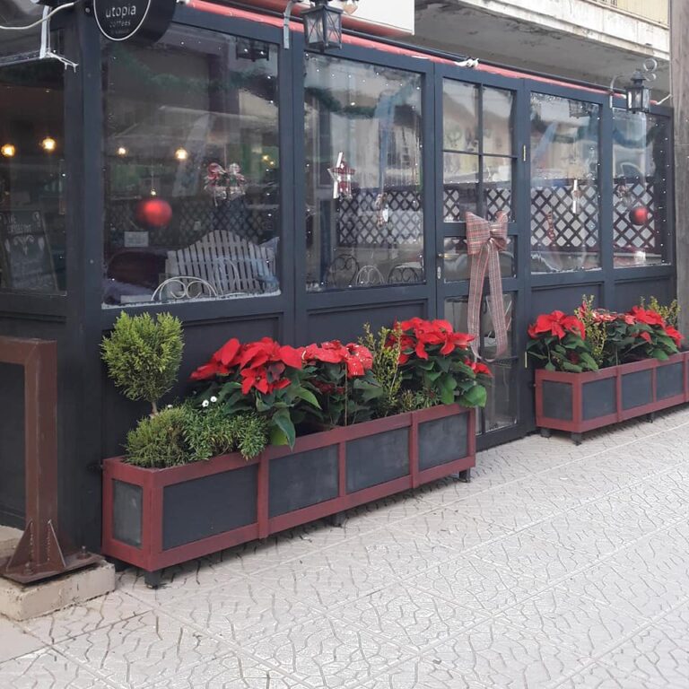 Χριστουγεννιάτικη διακόσμηση καταστήματος