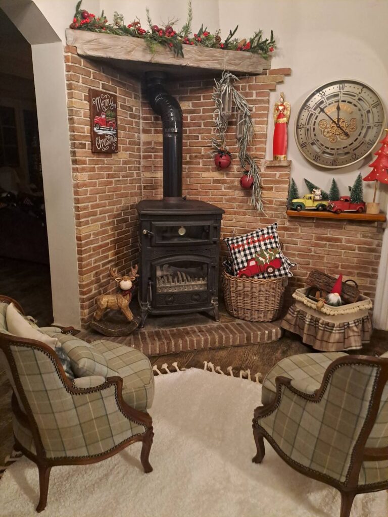 Σόμπα Χριστουγεννιάτικος στολισμός 2024