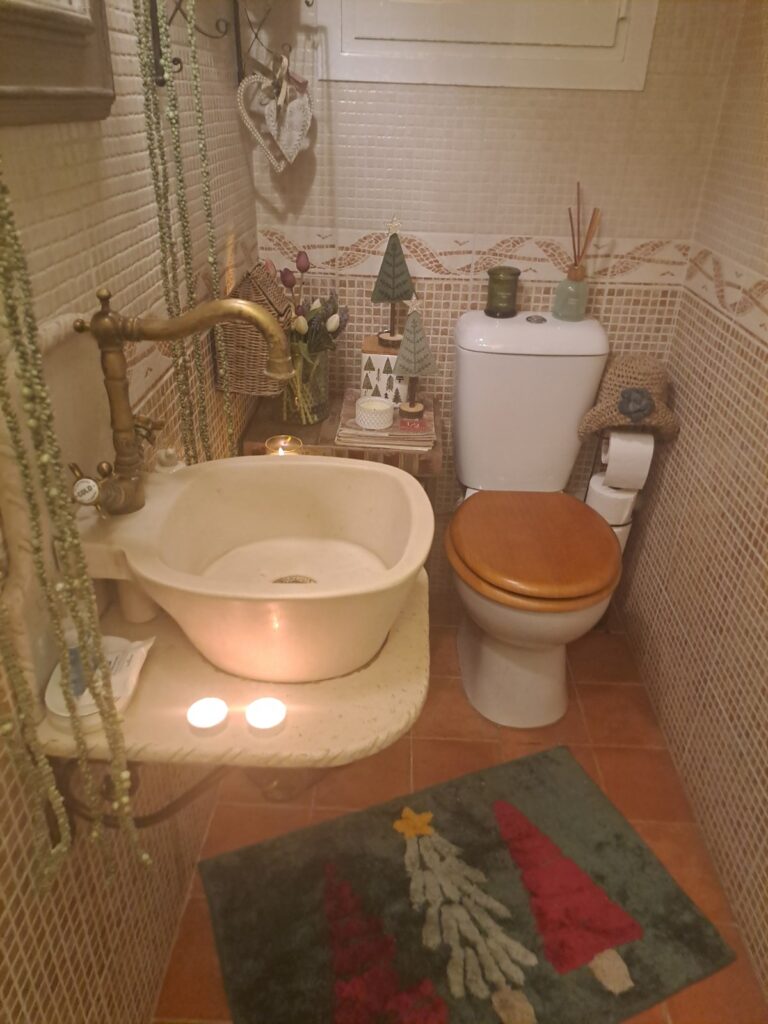 WC Χριστουγεννιάτικος στολισμός 2024